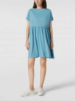 Jake*s Casual T-Shirt-Kleid Mit überschnittenen Ärmeln - Aqua Blau