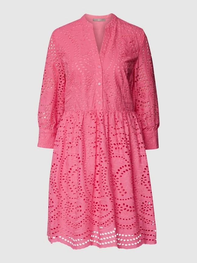 Jake*s Collection Knielanges Kleid Mit Französischen Eingrifftaschen - Pink 2 Jake*s Collection Knielanges Kleid Mit Französischen Eingrifftaschen - Pink – Bild 2