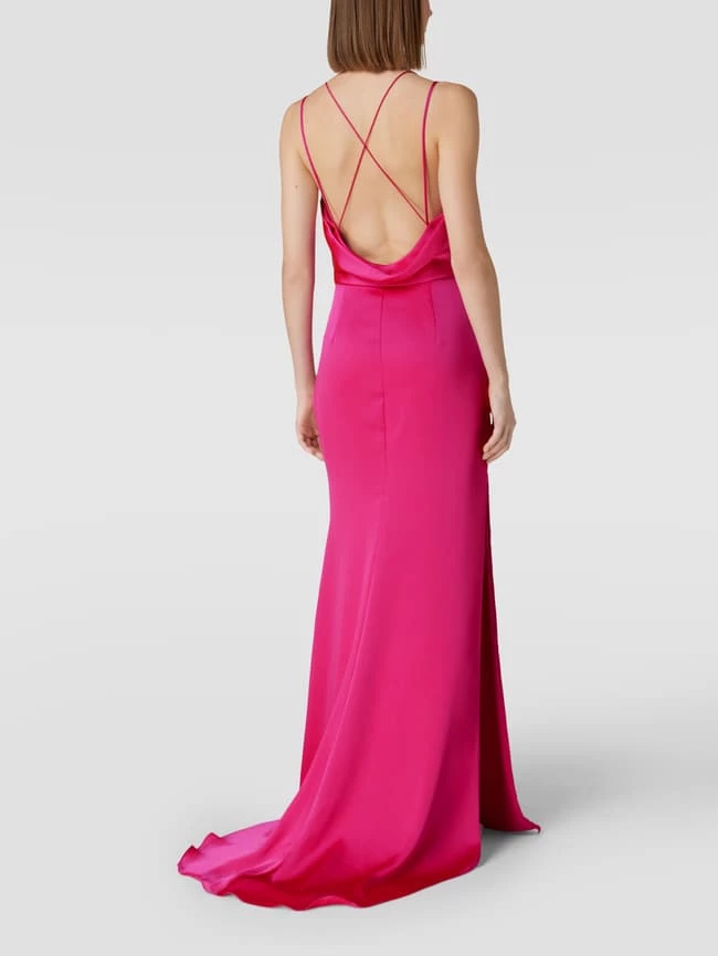 Vera Wang Bride Abendkleid Mit Gehschlitz Modell 'Nathalie' - Fuchsia 5 Vera Wang Bride Abendkleid Mit Gehschlitz Modell 'Nathalie' - Fuchsia – Bild 5