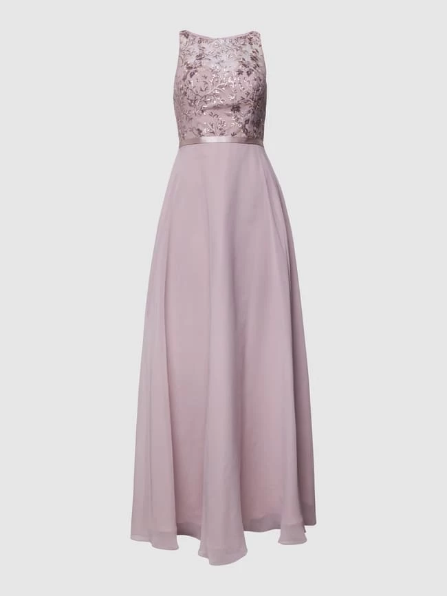 Luxuar Abendkleid Mit Paillettenbesatz - Mauve 2 Luxuar Abendkleid Mit Paillettenbesatz - Mauve – Bild 2