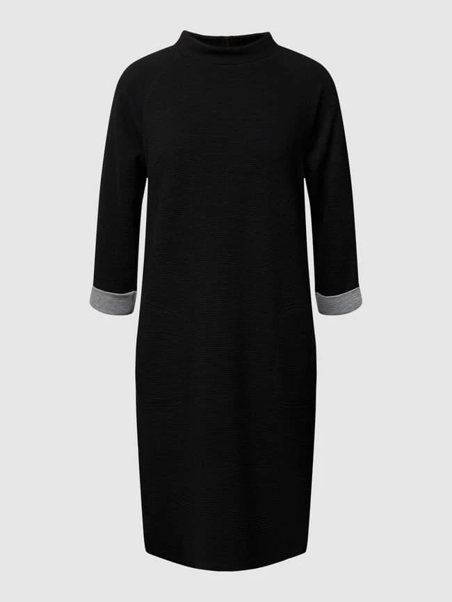 Betty Barclay Knielanges Kleid Mit Strukturmuster - Schwarz 2 Betty Barclay Knielanges Kleid Mit Strukturmuster - Schwarz – Bild 2