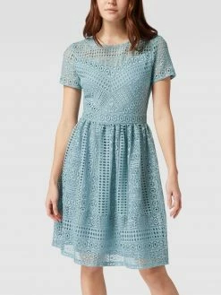 Swing Knielanges Cocktailkleid Mit Lochstickmuster - Bleu -Vila-shop 8t24iiphakolaea16p5kgghi6db3adai6h6l4ihg8l34agq29gpjalia8d8l6kq68564iihg75538j2e913mcc1hclh64pb364q38ohk61gmce9h70q36ob465gj8dj56goj6dg