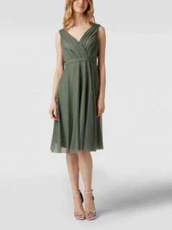 TROYDEN COLLECTION Cocktailkleid Mit Glitzer-Effekt - Mint