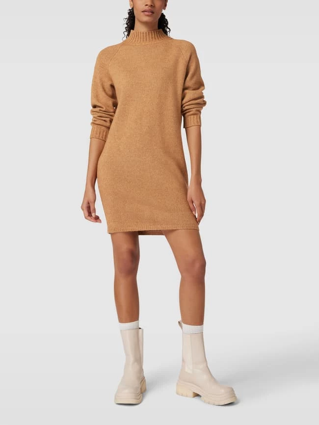 HUGO Strickkleid Mit Stehkragen Modell 'SOSONZY' - Camel 1 HUGO Strickkleid Mit Stehkragen Modell 'SOSONZY' - Camel