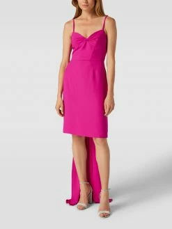 Vera Wang Bride Cocktailkleid Mit Schleppe Modell 'Arlette' - Fuchsia