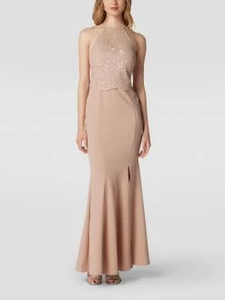 Lipsy Abendkleid Mit Neckholder - Rosé
