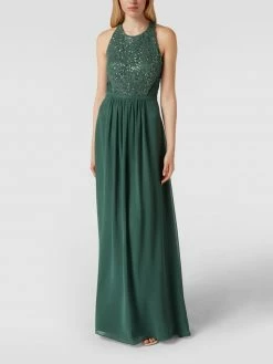 V.M. Abendkleid Mit Pailletten-Besatz - Grün