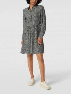 Vila Blusenkleid Mit Volantsaum Modell 'VIFINI' - Schwarz