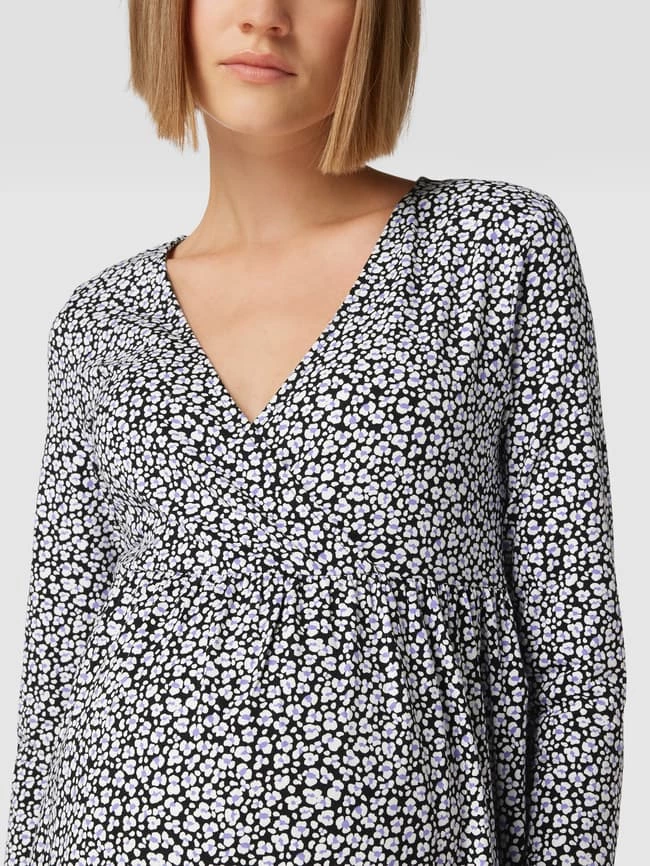 Mamalicious Umstands-Minikleid Mit Floralem Muster - Schwarz 3 Mamalicious Umstands-Minikleid Mit Floralem Muster - Schwarz – Bild 3