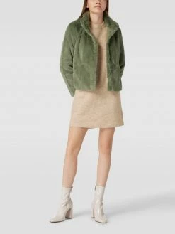 Pieces Kleid In Strick-Optik Modell 'ELLEN' - Beige