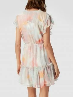 Guess Knielanges Kleid Mit Volant-Ärmeln - Rosa -Vila-shop 98okoiq871758d216h434cac90sjakql6l9j4e9p64q4gkik6h630gi7856l2gal890jgkq98ss4gh2j8ko6cc1hc4q3io9i75i62c1k60r64e9o70r30o9n71gj6e1kcgrjco8