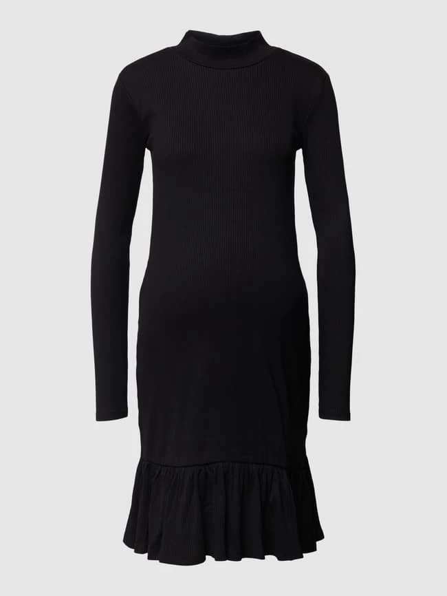 Mamalicious Umstands-Kleid In Ripp-Optik Modell 'MLrosina Jersey Dress' - Schwarz 2 Mamalicious Umstands-Kleid In Ripp-Optik Modell 'MLrosina Jersey Dress' - Schwarz – Bild 2