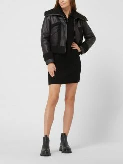 Karl Lagerfeld Strickkleid Aus Wollmischung - Schwarz