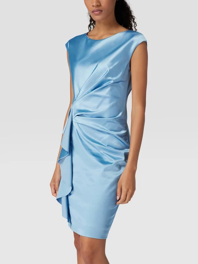 Paradi Cocktailkleid Mit Rundhalsausschnitt - Rauchblau 4 Paradi Cocktailkleid Mit Rundhalsausschnitt - Rauchblau – Bild 4