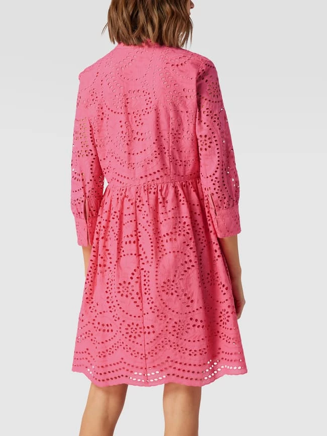 Jake*s Collection Knielanges Kleid Mit Französischen Eingrifftaschen - Pink 5 Jake*s Collection Knielanges Kleid Mit Französischen Eingrifftaschen - Pink – Bild 5
