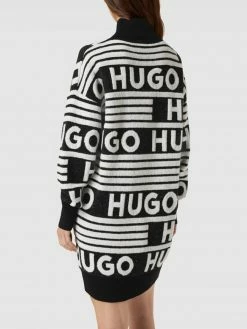 HUGO Minikleid Mit Allover-Label-Muster Modell 'Sisminy' - Schwarz -Vila-shop 9d2k8jqk956jgha79l5lak286h454lhj850kejqga4r44di38go46haf6d4k6iil9cq4mkqiadaj0i2e6h3jicr564r3ccj2cpj3idpkccs32ob46gpm8e32c9gjeor1c9j3ip8