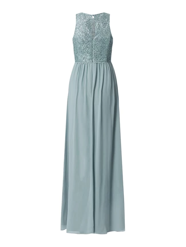 Jake*s Cocktail Abendkleid Mit Pailletten - Schilf 4 Jake*s Cocktail Abendkleid Mit Pailletten - Schilf – Bild 4