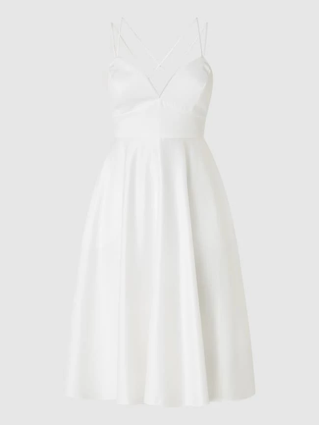 Jake*s Cocktail Cocktailkleid Aus Satin - Ecru 2 Jake*s Cocktail Cocktailkleid Aus Satin - Ecru – Bild 2