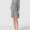 Mamalicious Umstands-Minikleid Mit Floralem Muster - Schwarz
