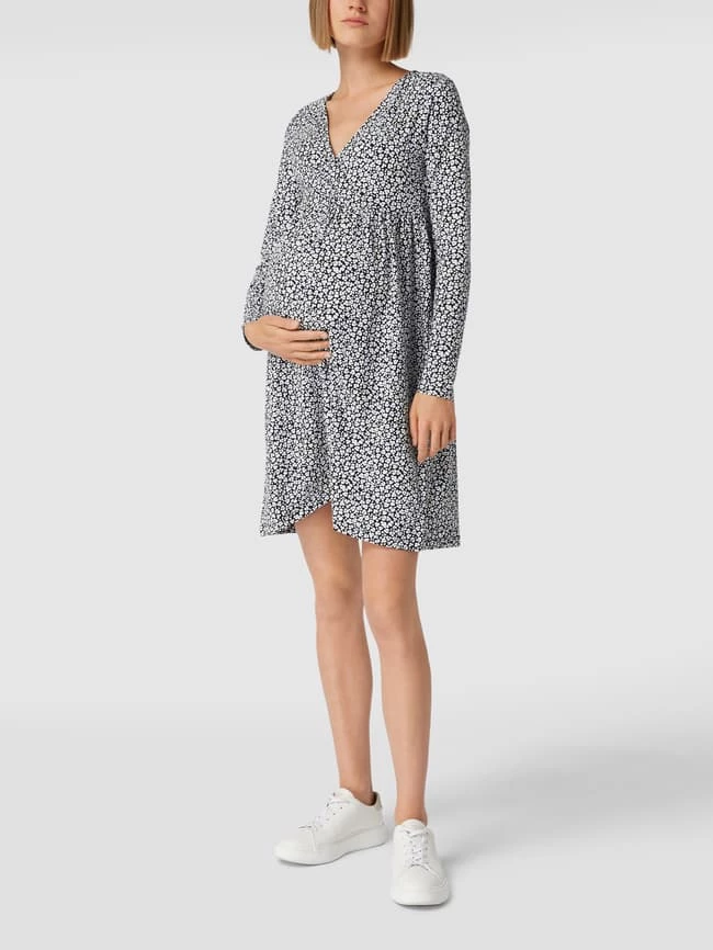 Mamalicious Umstands-Minikleid Mit Floralem Muster - Schwarz 1 Mamalicious Umstands-Minikleid Mit Floralem Muster - Schwarz