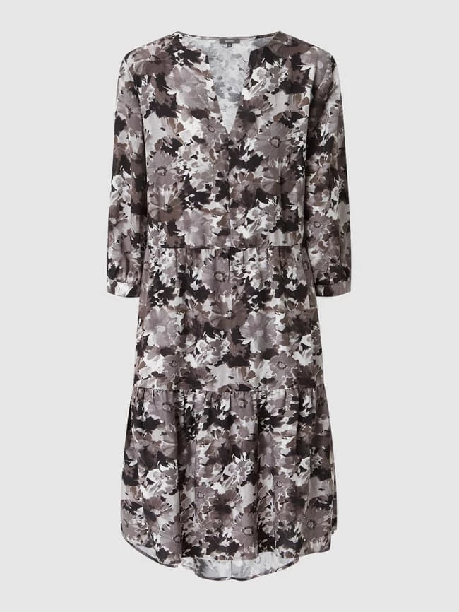 Montego Kleid Aus Viskose - Schwarz 2 Montego Kleid Aus Viskose - Schwarz – Bild 2