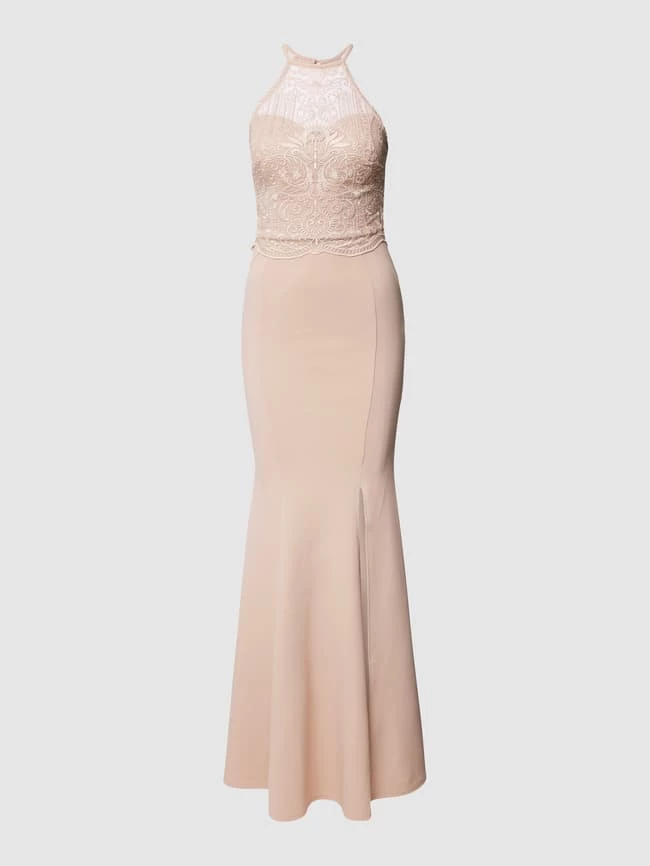 Lipsy Abendkleid Mit Neckholder - Rosé 2 Lipsy Abendkleid Mit Neckholder - Rosé – Bild 2