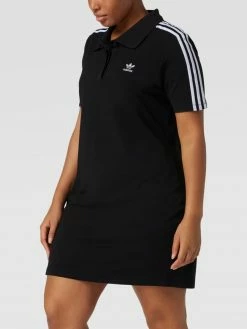 Adidas Originals Plus PLUS SIZE Polokleid Mit Label-Stitching Modell 'TEE' - Schwarz -Vila-shop 9t5k2dpn8d0jae9mal850da56p3l8hhja5238cqmagp3cgib9cs4ccho9d3j6hhm9h6kciib91142ipn8oo32d326dh3echp6pj68e9kc5ij6ohp65h66e9k74pj0cr6chh3ge8