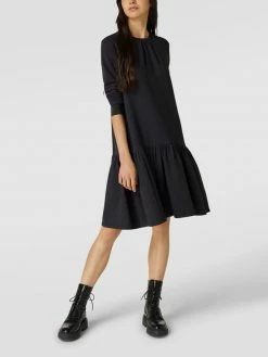 Weekend Max Mara Knielanges Kleid Mit Volantsaum Modell 'SAURO' - Anthrazit