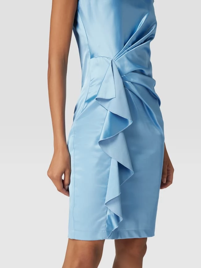 Paradi Cocktailkleid Mit Rundhalsausschnitt - Rauchblau 3 Paradi Cocktailkleid Mit Rundhalsausschnitt - Rauchblau – Bild 3