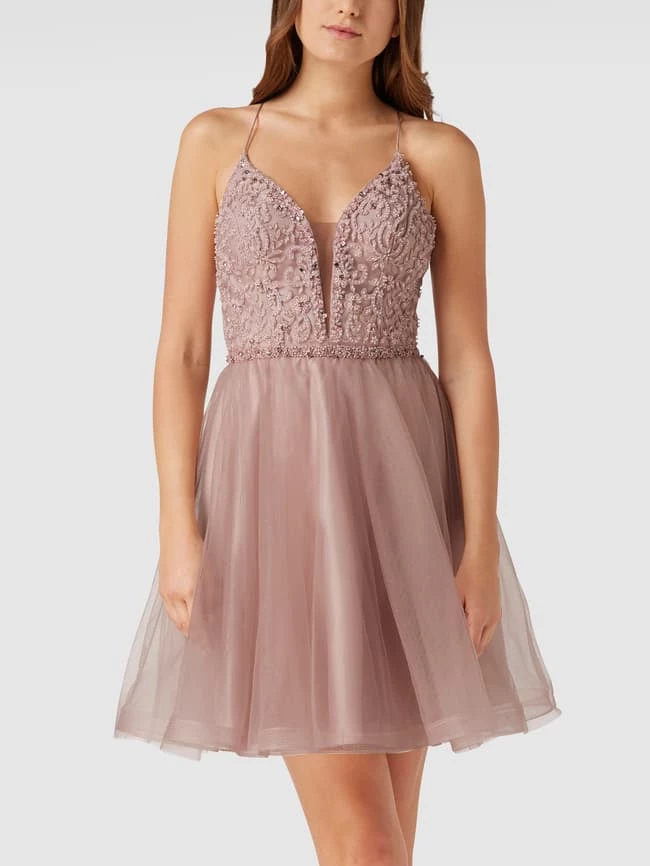 Laona Cocktailkleid In Minilänge Mit Herzausschnitt - Rosé 4 Laona Cocktailkleid In Minilänge Mit Herzausschnitt - Rosé – Bild 4