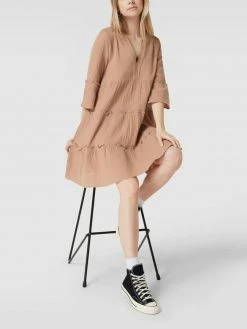 REVIEW Minikleid Aus Baumwolle - Schlamm