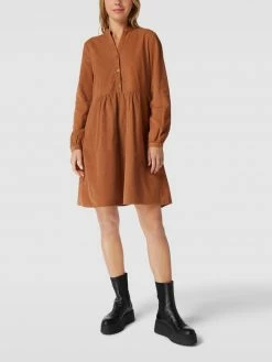 More & More Knielanges Kleid Aus Cord - Camel