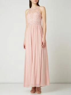 Laona Abendkleid Aus Chiffon Mit Zierborten - Rosa