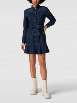 Lauren Ralph Lauren Jeanskleid Mit Taillenband Modell 'FRANTISEK' - Dunkelblau