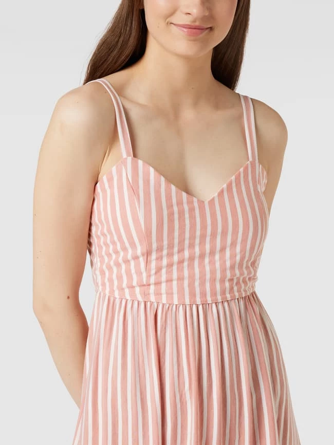 Only Minikleid Mit Streifenmuster - Altrosa 3 Only Minikleid Mit Streifenmuster - Altrosa – Bild 3