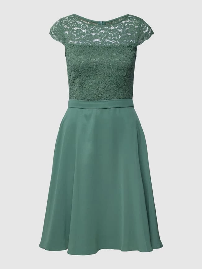 V.M. Cocktailkleid Mit Zierbesatz - Grün 2 V.M. Cocktailkleid Mit Zierbesatz - Grün – Bild 2