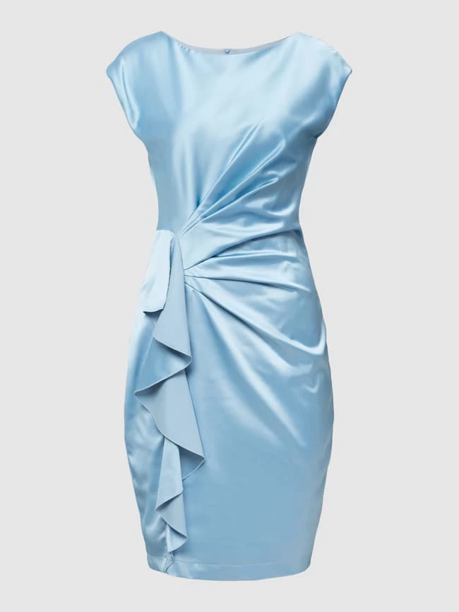 Paradi Cocktailkleid Mit Rundhalsausschnitt - Rauchblau 2 Paradi Cocktailkleid Mit Rundhalsausschnitt - Rauchblau – Bild 2