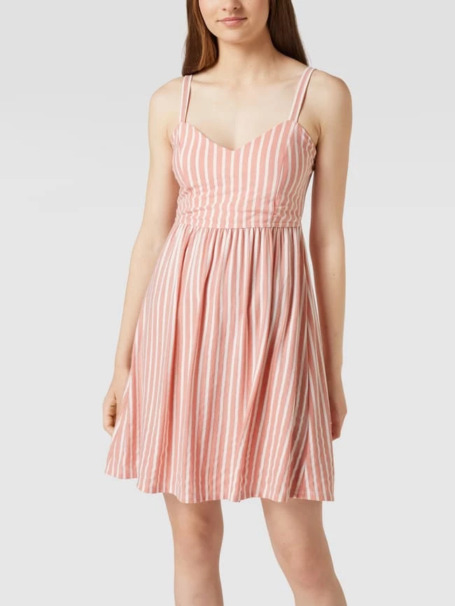 Only Minikleid Mit Streifenmuster - Altrosa 4 Only Minikleid Mit Streifenmuster - Altrosa – Bild 4
