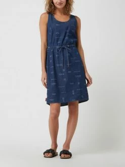 ALIFE & Kickin Kleid Mit Bio-Baumwolle Modell 'Doja' - Dunkelblau Meliert