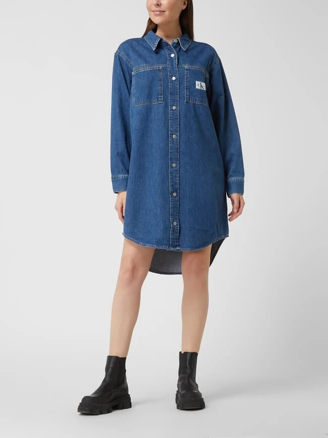 Calvin Klein Jeans Jeanskleid Im Utility-Look - Jeans 1 Calvin Klein Jeans Jeanskleid Im Utility-Look - Jeans