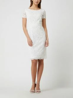 Christian Berg Cocktail Cocktailkleid Aus Spitze - Ecru