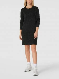 Only Strickkleid In Knielänge Modell 'ONLIRCA LIFE' - Anthrazit Meliert