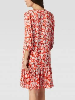 FREE/QUENT Knielanges Kleid Mit Floralem Allover-Muster - Rot -Vila-shop ah24sdhj990jaii5a52l2ja195a30e9i88q54jil94p3gkhmacq4slihagrj4ja3acskme1n60rkue2e9oo3ap9h6kp34ob1c5imachk6cojeo9jc4o62oho6cpjac326oqj2dg