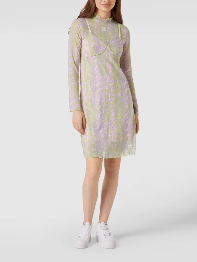 Adidas Originals Minikleid Mit Muschelsaum - Rosa 1 Adidas Originals Minikleid Mit Muschelsaum - Rosa