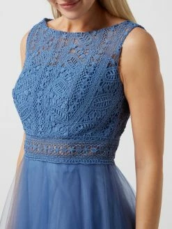 Luxuar Cocktailkleid Aus Mesh Und Spitze - Bleu -Vila-shop akqkehq88t942jpk85830jpo84s4gl9k6gokshpn612k2d2390q36c2j9gsl8dic6h4j0h1oa91kki25ap3m2c1jc4s3ce9g6dj62e9k64o3aohn65h3edb664sm6pj66pgm2c8