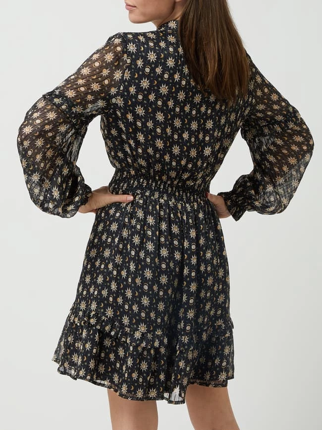 Jake*s Collection Kleid Aus Chiffon - Anthrazit 5 Jake*s Collection Kleid Aus Chiffon - Anthrazit – Bild 5
