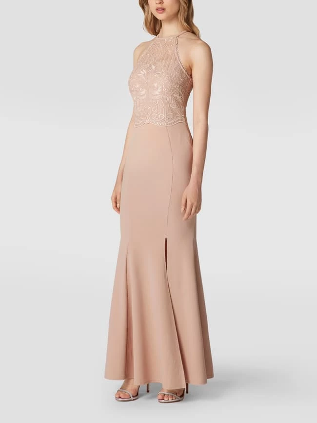 Lipsy Abendkleid Mit Neckholder - Rosé 4 Lipsy Abendkleid Mit Neckholder - Rosé – Bild 4