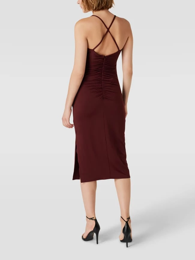 Jake*s Cocktail Cocktailkleid Im ärmellosen Design - Dunkelrot Meliert 5 Jake*s Cocktail Cocktailkleid Im ärmellosen Design - Dunkelrot Meliert – Bild 5