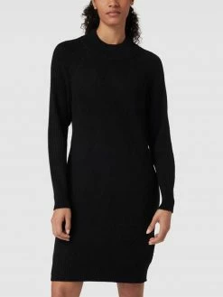 FREE/QUENT Strickkleid Mit Stehkragen Modell 'Claura' - Schwarz -Vila-shop ap730e2ja96ksh9l85b44kho88qkohi590p52l25617l4c278913gl29a8r4ed2aa59ksl9m8cpj2hqj98o64opj65hj2pb5coqjcopk6oqj8oj3ckpm2cb66gpjcdpmcoo32dg